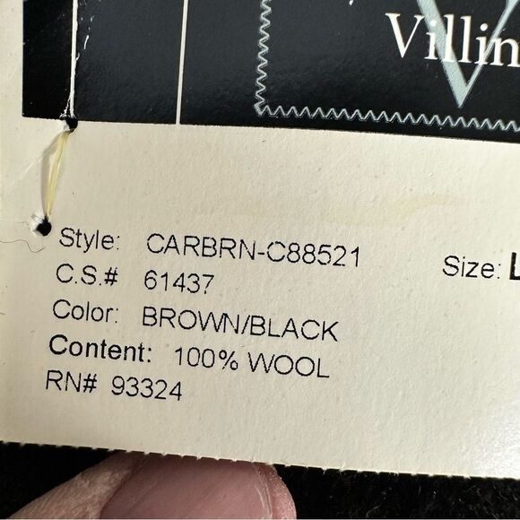 Villini large brown men’s jacket - brand new with tags! - Picture 4 of 5